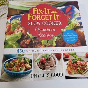 Fix It & Forget It Slow Cooker Crockpot Cookbook Binder 450 Recipes